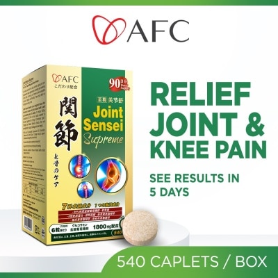 AFC Joint Sensei Supreme Dietary Supplement Tablet (To Support Cartilage And Bone Integrity, For Joint Neck Shoulder Knee Back Pain) 540s