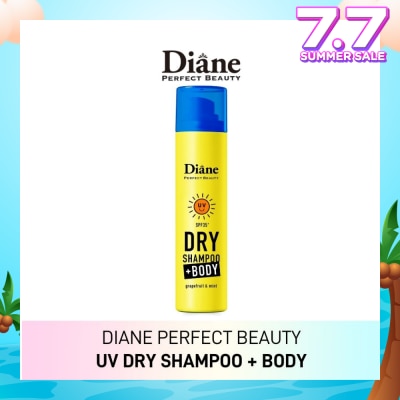 MOIST DIANE Perfect Beauty Dry Shampoo + Body SPF 35 PA+ UV Spray Grapefruit & Mint 95g