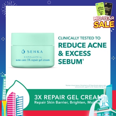 SENKA Acne Care 3x Gel Cream 50g
