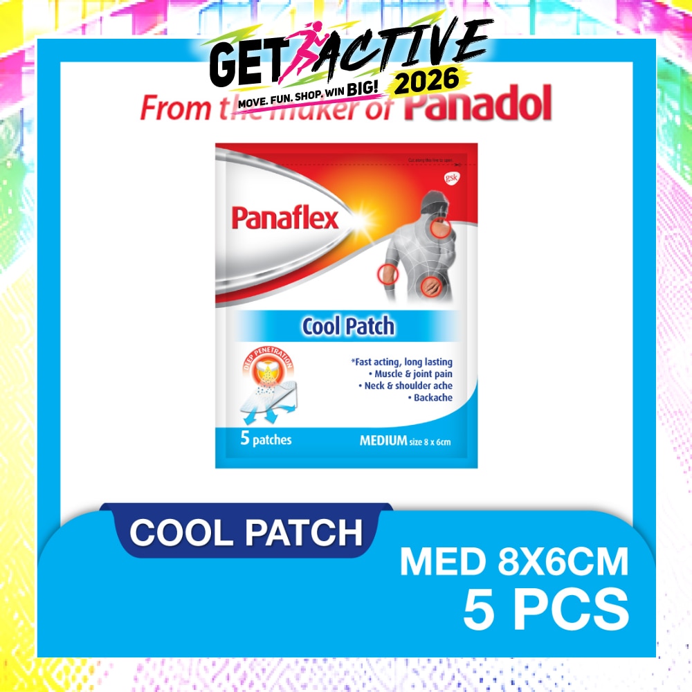 Cool Medium Patch 8x6cm (To Relief Muscle & Joint Pain, Neck & Shoulder Ache & Backache) 5s image