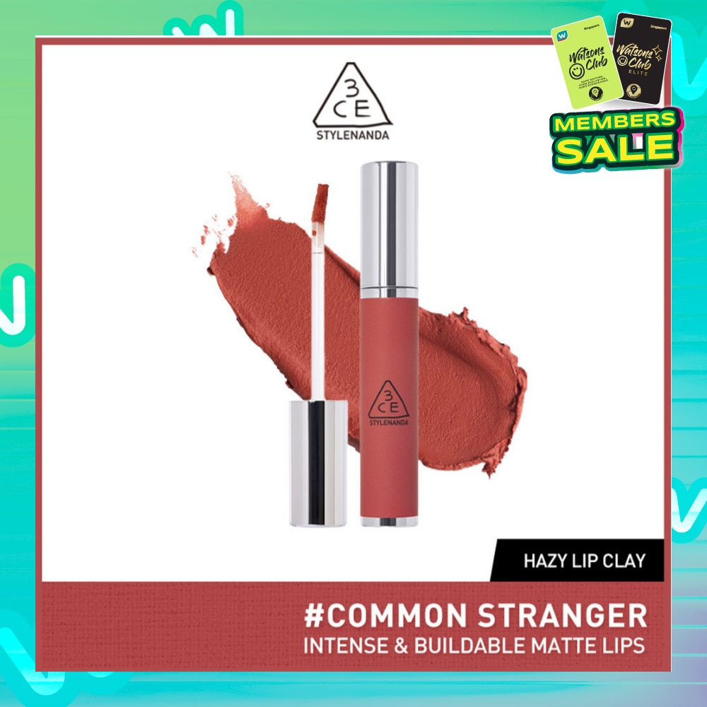 3CE Hazy Lip Clay #Common Stranger 1s