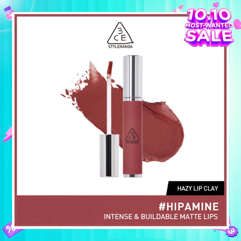 3CE Hazy Lip Clay #Hipamine 1s