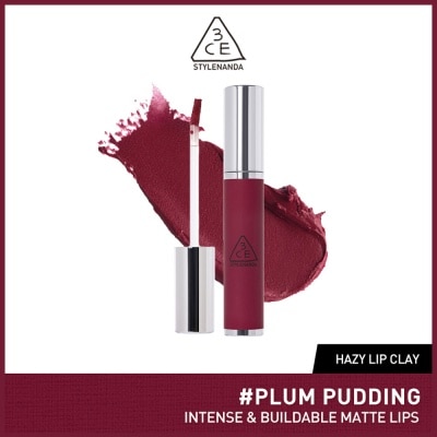 3CE Hazy Lip Clay #Plum Pudding 1s