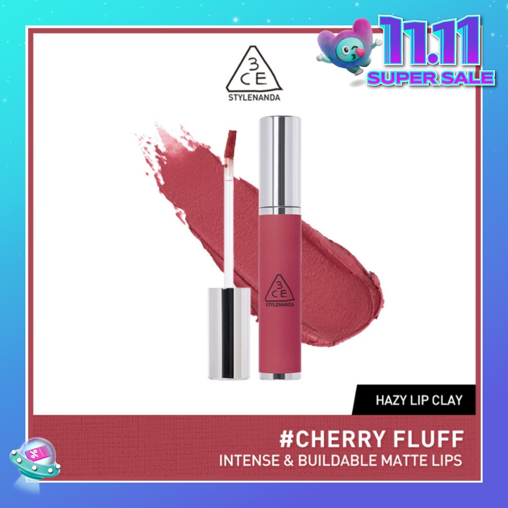 Hazy Lip Clay #Cherry Fluff 1s