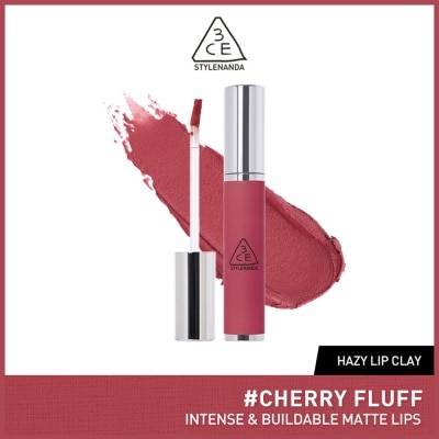 3CE Hazy Lip Clay #Cherry Fluff 1s