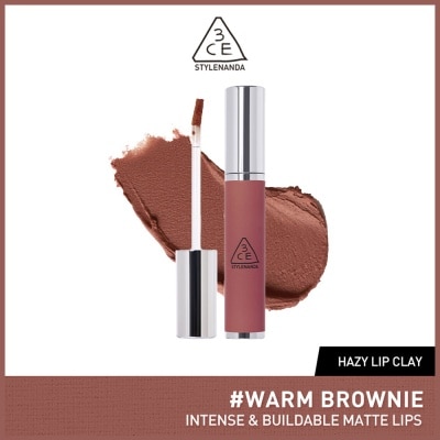 3CE Hazy Lip Clay #Warm Brownie 1s