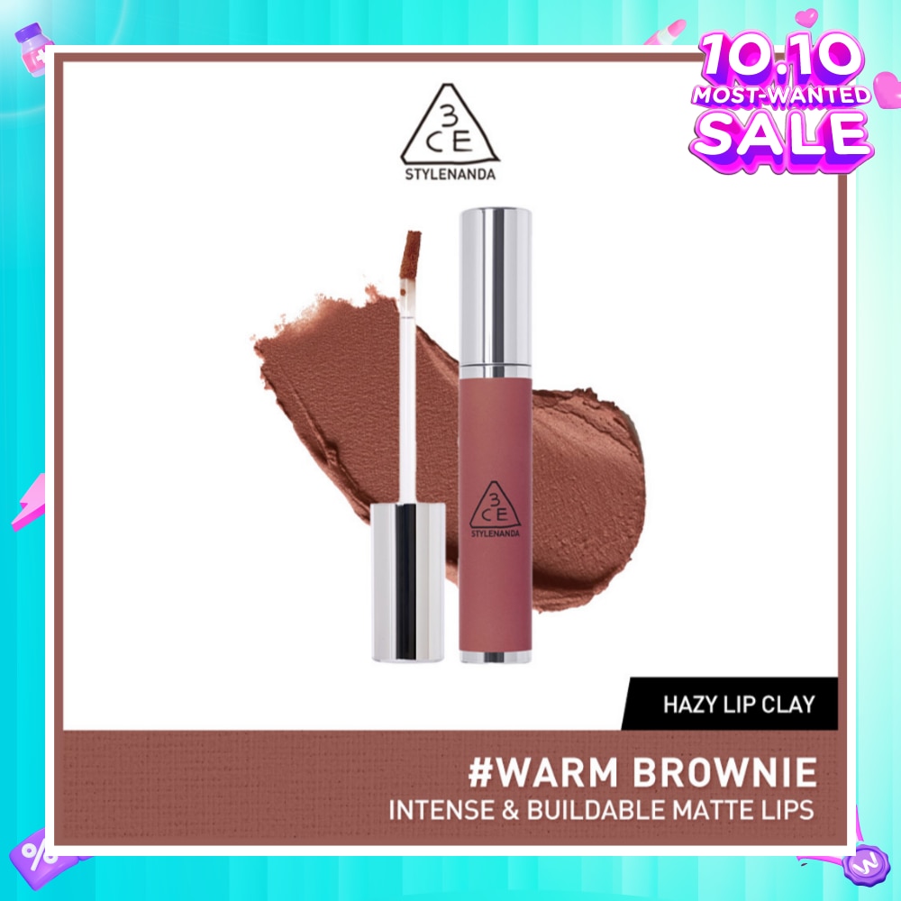 3CE Hazy Lip Clay #Warm Brownie 1s