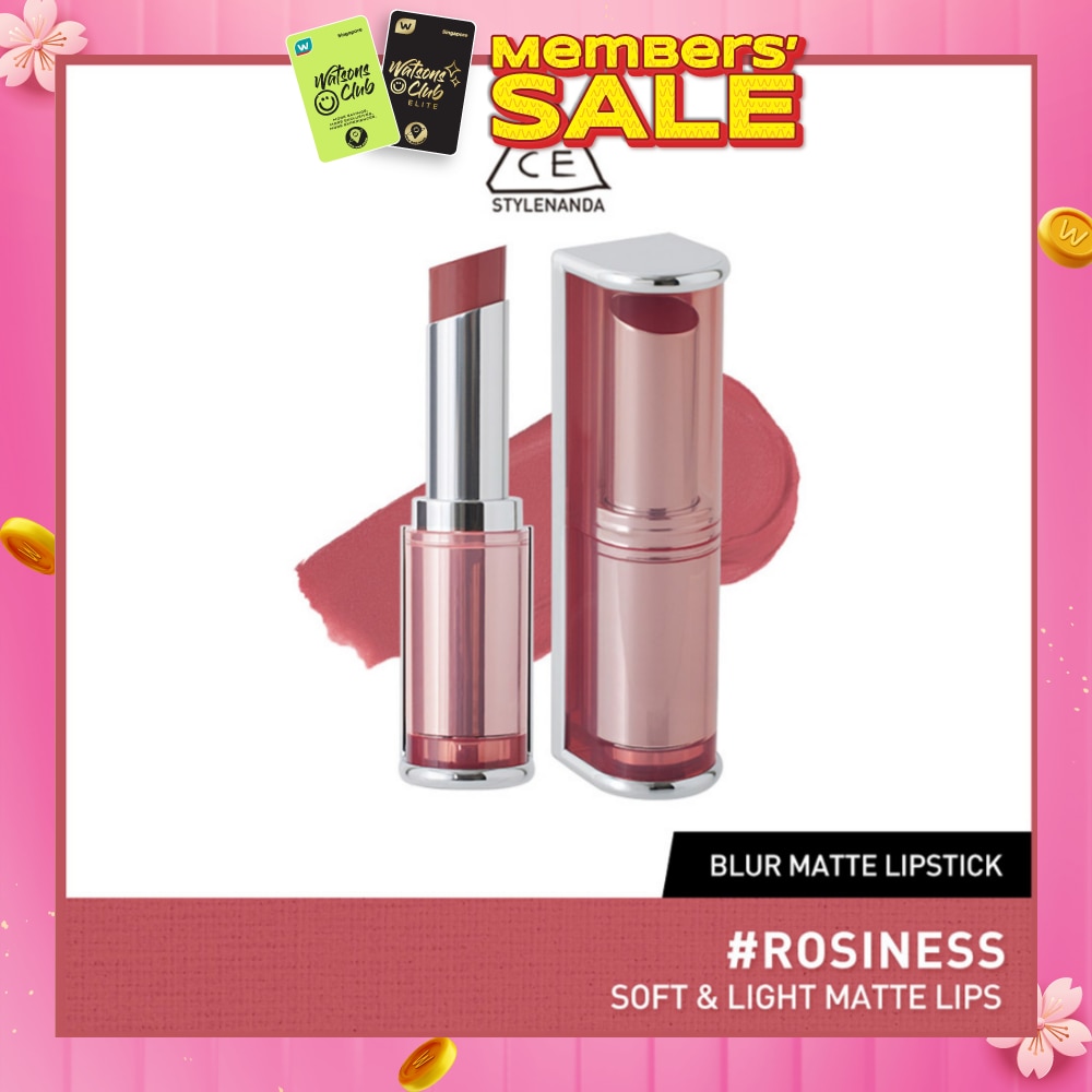 3CE Blur Matte Lipstick #Rosiness 1s