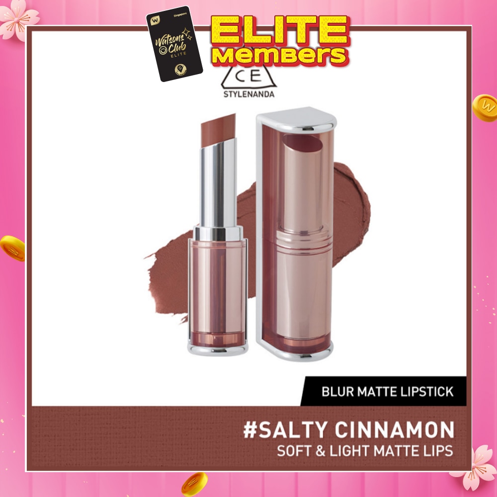 3CE Blur Matte Lipstick #Salty Cinnamon 1s
