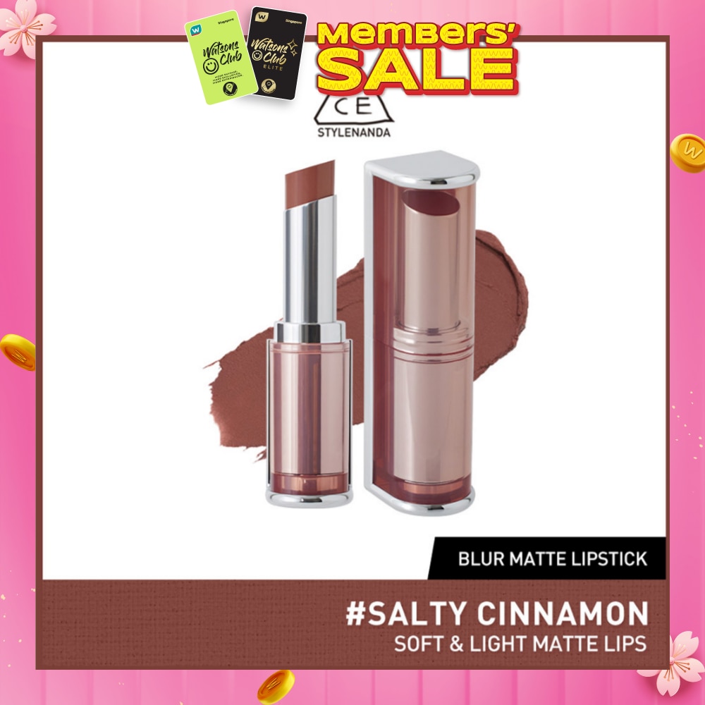 3CE Blur Matte Lipstick #Salty Cinnamon 1s