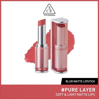 3CE Blur Matte Lipstick #Pure Layer 1s