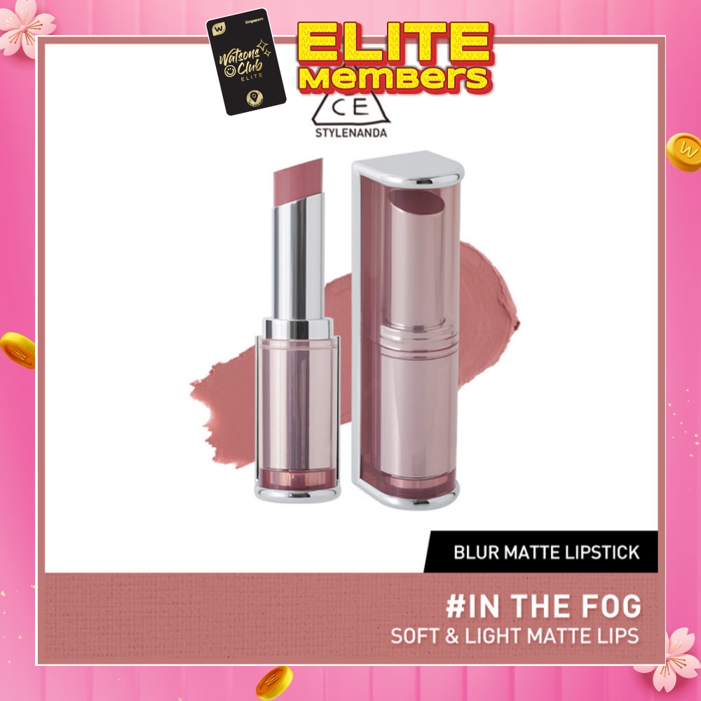 3CE Blur Matte Lipstick #In The Fog 1s