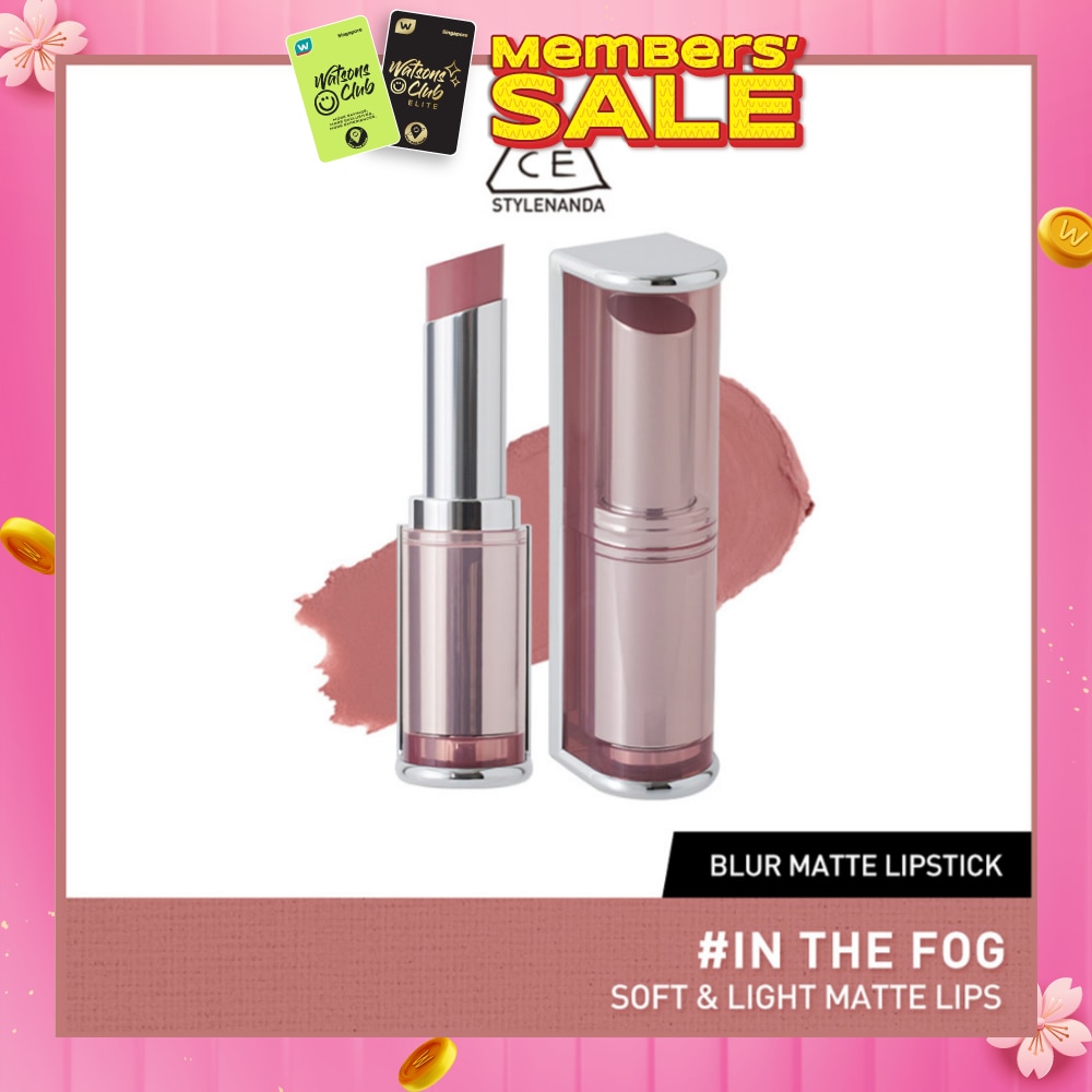 3CE Blur Matte Lipstick #In The Fog 1s