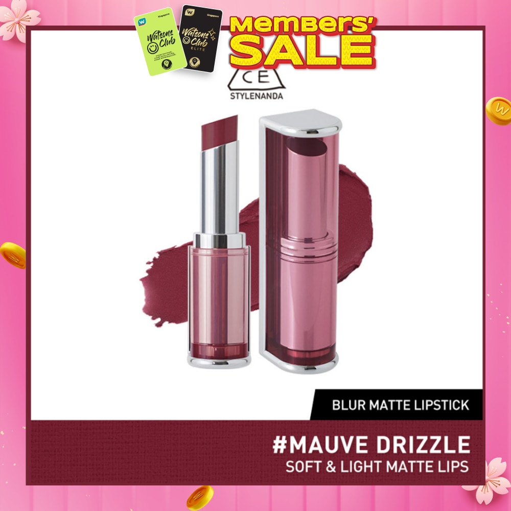 Blur Matte Lipstick #Mauve Drizzle 1s (Expiry: Aug`2026)