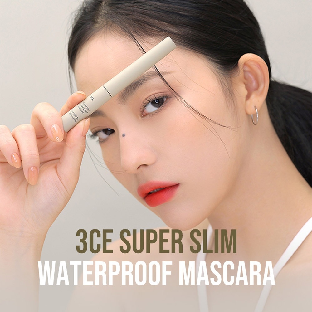 Super Slim Waterproof Mascara #Black 1s