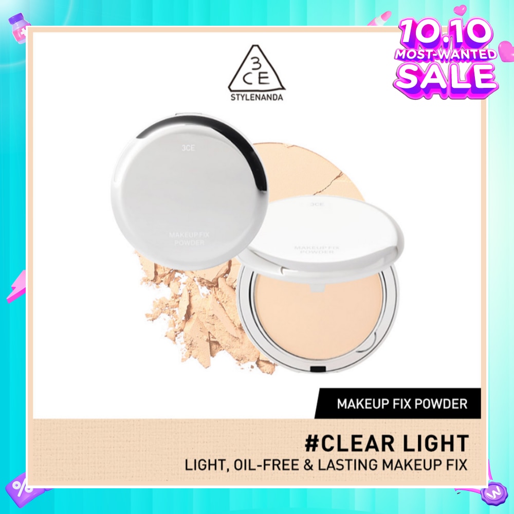 3CE Makeup Fix Powder #Clear Light (Light, Oil-Free & Lasting Makeup Fix) 90g