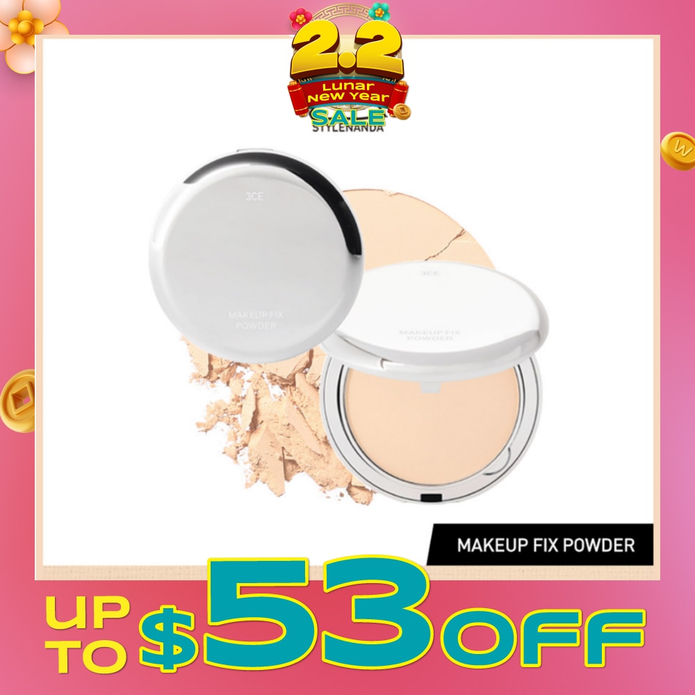 3CE Makeup Fix Powder #Clear Light (Light, Oil-Free & Lasting Makeup Fix) 90g