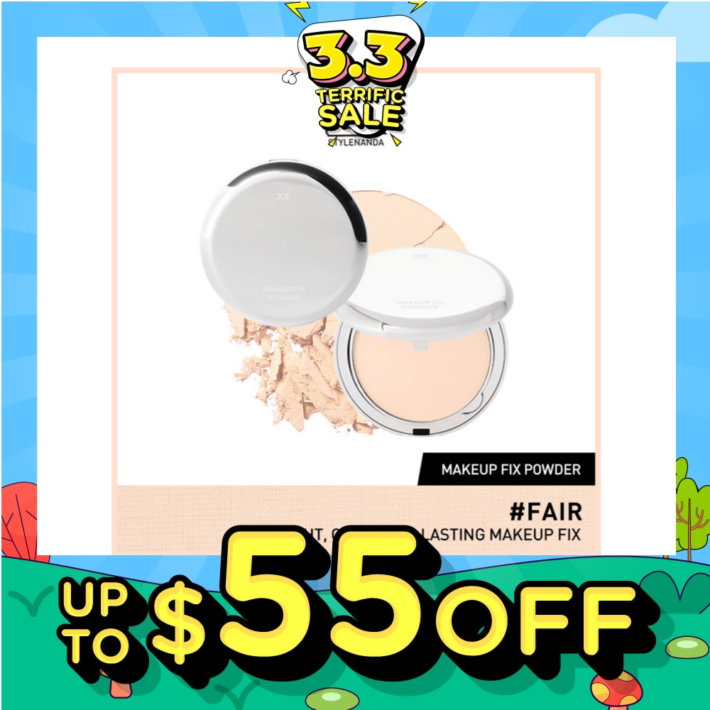 3CE Makeup Fix Powder #Fair (Light, Oil-Free & Lasting Makeup Fix) 90g