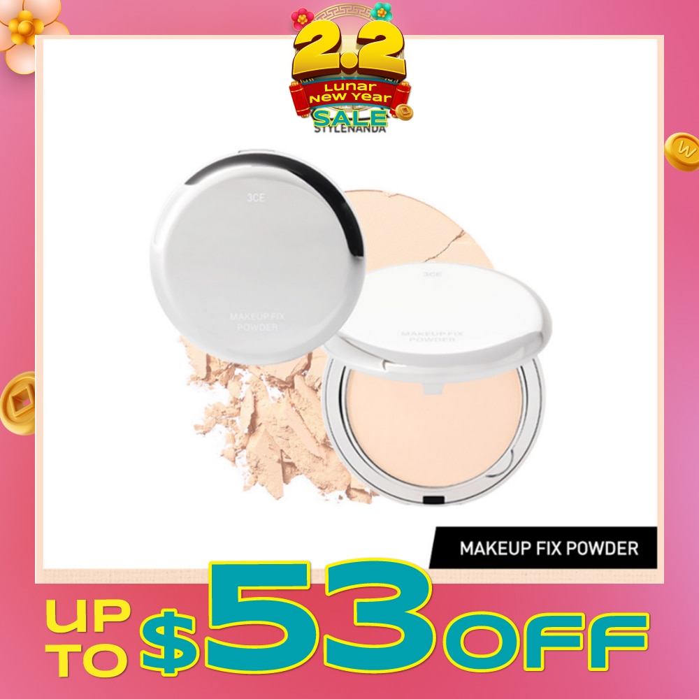 3CE Makeup Fix Powder #Fair (Light, Oil-Free & Lasting Makeup Fix) 90g