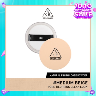 3CE Natural Finish Loose Powder #Medium Beige 84g