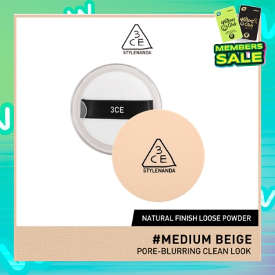 3CE Natural Finish Loose Powder #Medium Beige 84g