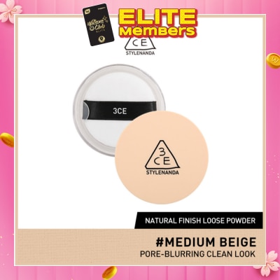 3CE Natural Finish Loose Powder #Medium Beige 84g