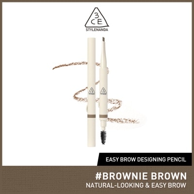 3CE Easy Brow Designing Pencil #Brownie Brown 1s