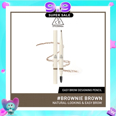 3CE - Easy Brow Designing Pencil #Brownie Brown 1s image