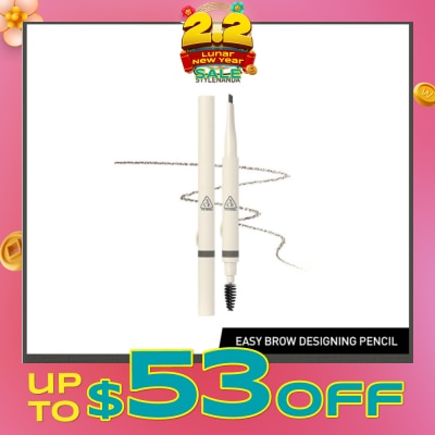 3CE Easy Brow Designing Pencil #Ebony 1s