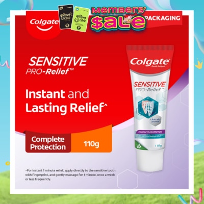 COLGATE - Sensitive Pro Relief Complete Protection Toothpaste 110g