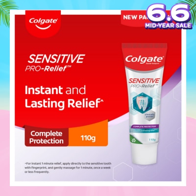 COLGATE Sensitive Pro Relief Complete Protection Toothpaste 110g