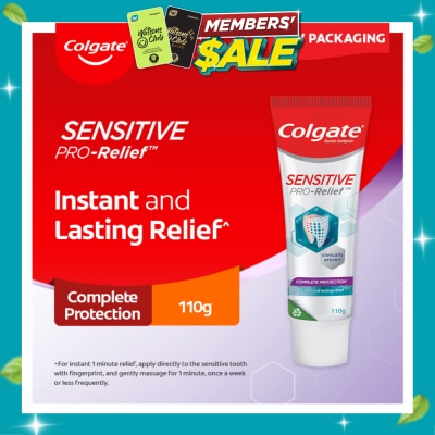 COLGATE Sensitive Pro Relief Complete Protection Toothpaste 110g image