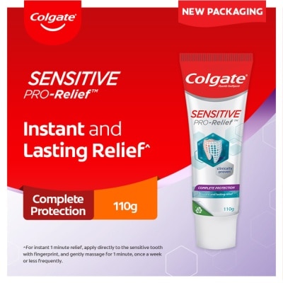 COLGATE Sensitive Pro Relief Complete Protection Toothpaste 110g | Oral ...