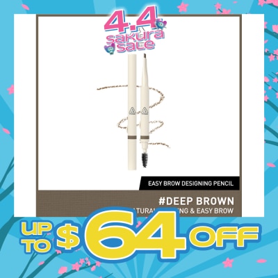 3CE - Easy Brow Designing Pencil #Deep Brown 1s