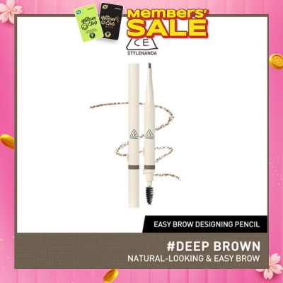 3CE Easy Brow Designing Pencil #Deep Brown 1s