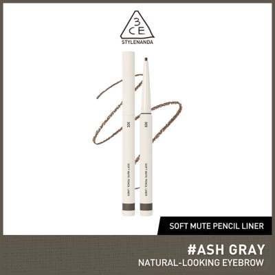 3CE Soft Mute Pencil Liner #Ash Gray 1s