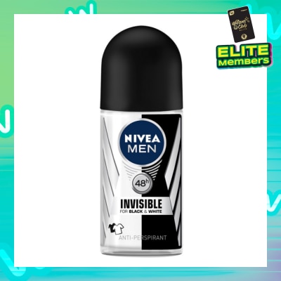 NIVEA Men Iinvisible Black White Deodorant Roll-On 25ML