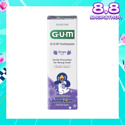 GUM KIDS Toothpaste 2-6 Years Grape 70g