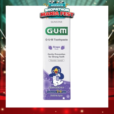 GUM KIDS - Toothpaste 2-6 Years Grape 70g