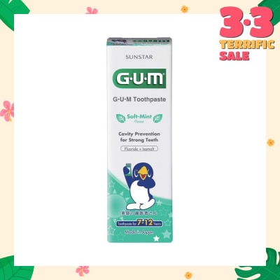 GUM KIDS Toothpaste 7-12 Years Soft Mint 70g