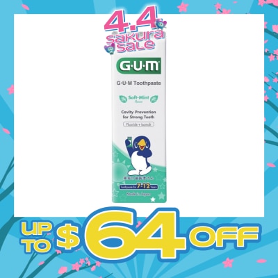 GUM KIDS - Toothpaste 7-12 Years Soft Mint 70g