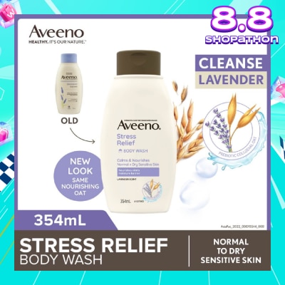 AVEENO Stress Relief Body Wash (Suitable for For Normal To Dry Skin) 354ml