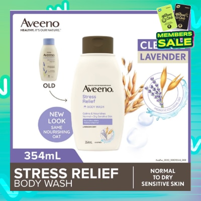 AVEENO Stress Relief Body Wash (Suitable for For Normal To Dry Skin) 354ml