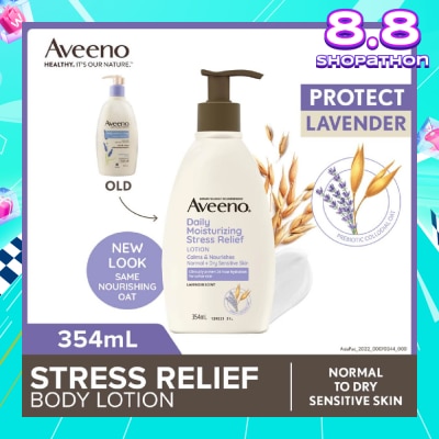 AVEENO Daily Moisturizing Stress Relief Body Lotion (Suitable For Normal To Dry Skin) 354ml