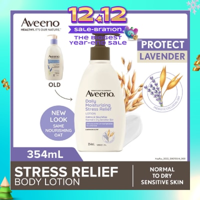 AVEENO Daily Moisturizing Stress Relief Body Lotion (Suitable For Normal To Dry Skin) 354ml