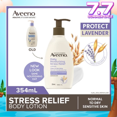 AVEENO Daily Moisturizing Stress Relief Body Lotion (Suitable For Normal To Dry Skin) 354ml