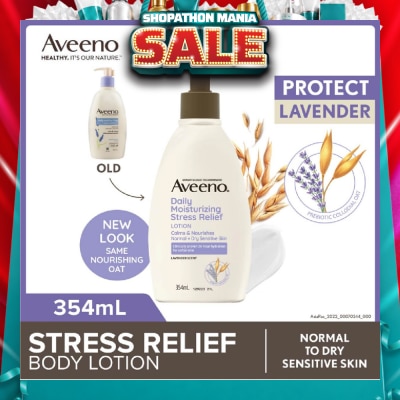 AVEENO - Daily Moisturizing Stress Relief Body Lotion (Suitable For Normal To Dry Skin) 354ml