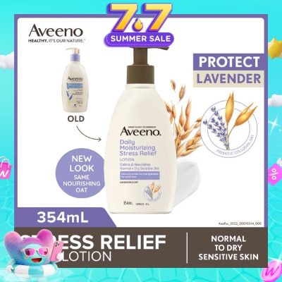 AVEENO - Daily Moisturizing Stress Relief Body Lotion (Suitable For Normal To Dry Skin) 354ml