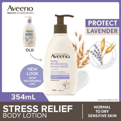 AVEENO Daily Moisturizing Stress Relief Body Lotion (Suitable For Normal To Dry Skin) 354ml