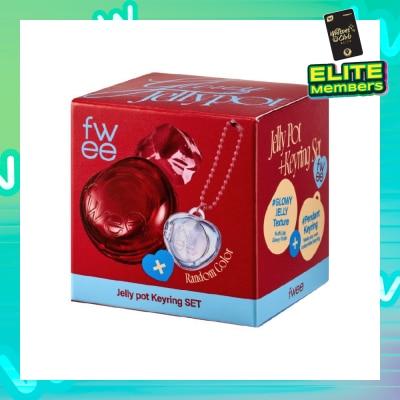 FWEE Lip&Cheek Glowy Jelly Pot JR01 Squeezed + Pendant Keyring 4g